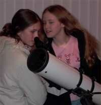 Girls with Meade 4500